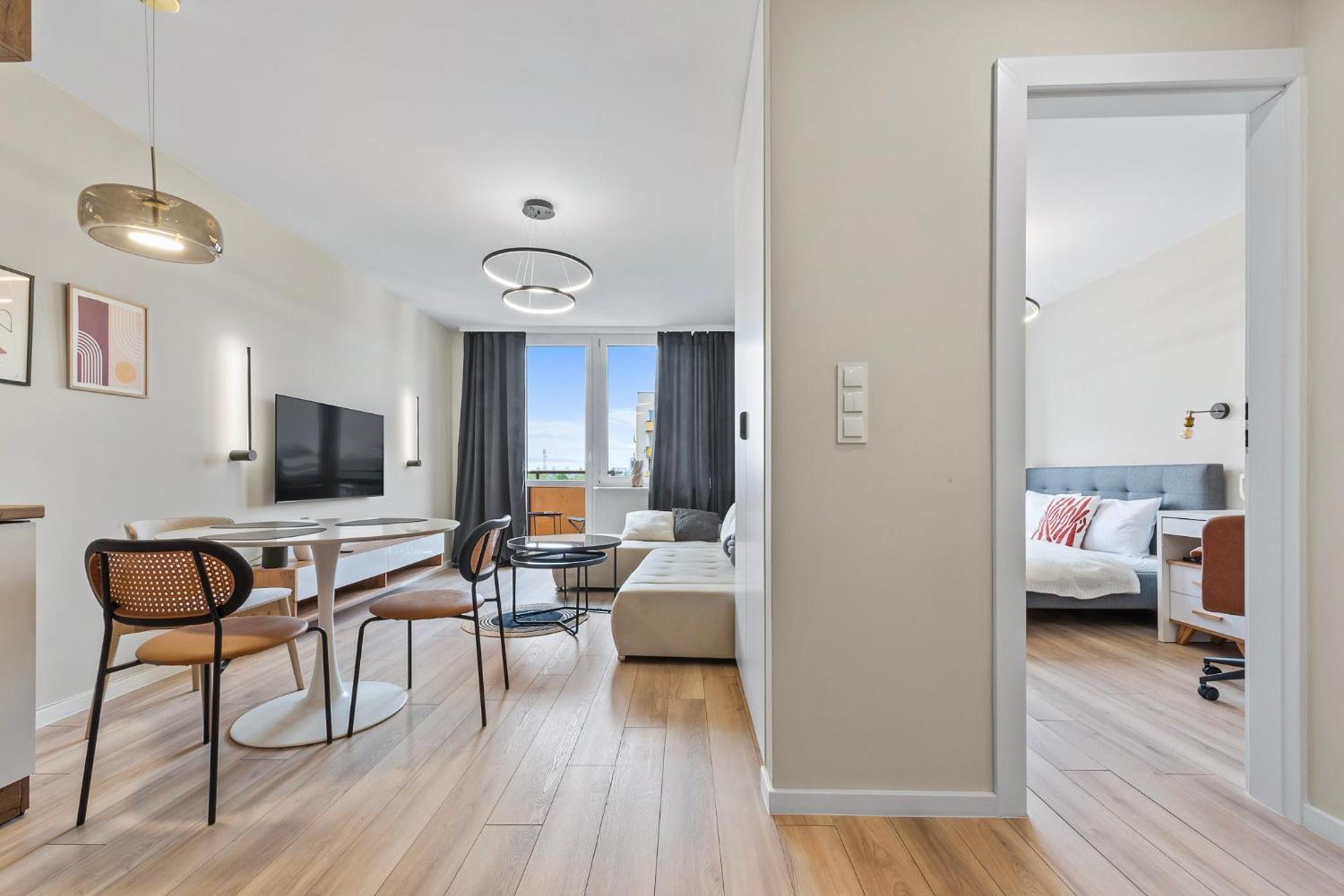 Rentplanet - Apartament Miedzynarodowa Варшава Экстерьер фото